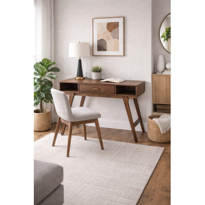 Lorello Solid Wood Base Writing Desk