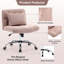 Chaise de bureau moderne et ergonomique, chaise de bureau d'ordinateur à roulettes réglable pour le confort de la maison et du travail-124972094