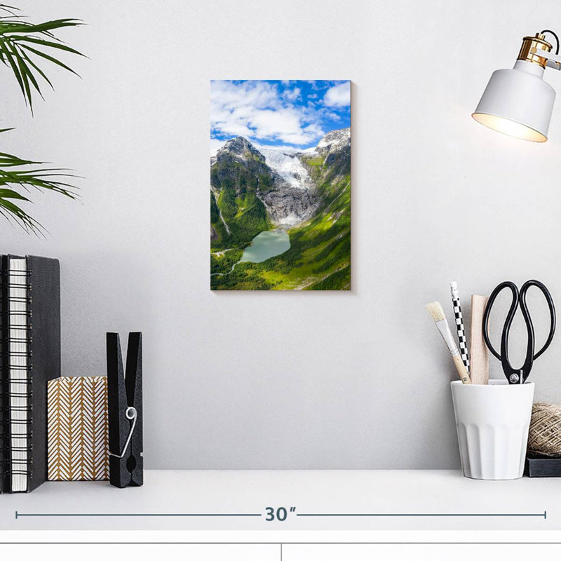 Alvord Idyllic Boyabreen Glacier, 12" H x 8" W