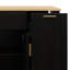 Buffet de rangement multifonctionnel avec table de salle à manger extensible, tablettes réglables, support coulissant à 3 niveaux-513287651