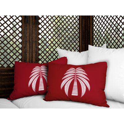 No Decorative Addition Outdoor Reversible Throw Pillow