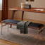 Banc rembourré noir-2078251915