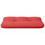  Coussin palette 100% polyester rouge 27,6 po x 15,7 po x 4,7 po-341134643