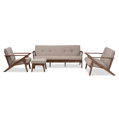 Kiger 4 - Piece Living Room Set