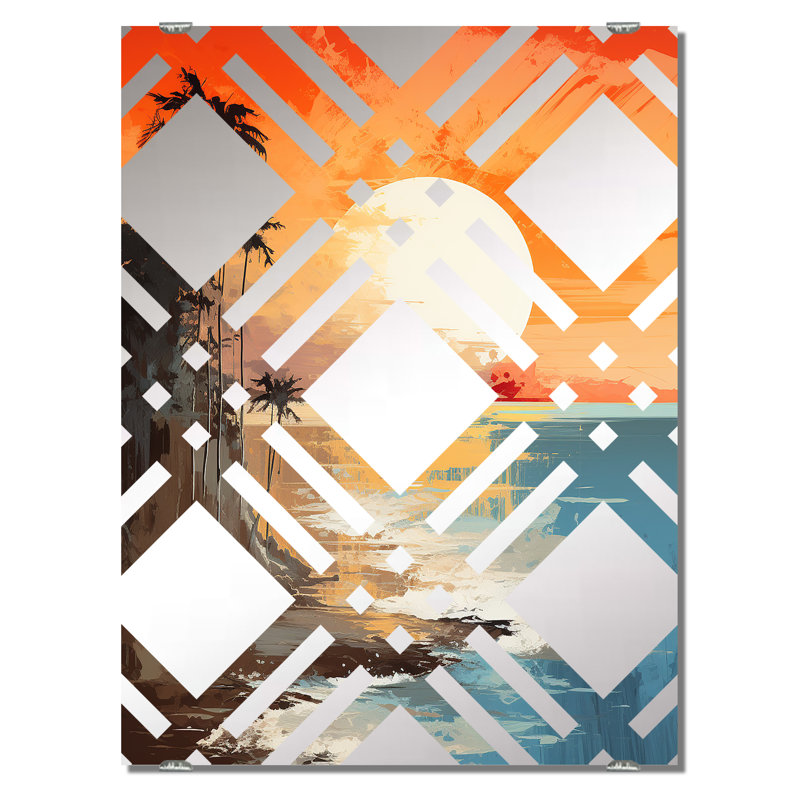 Miroirs muraux Owes - Coastal Minimalisme MIR132958, 32 po x 24 po