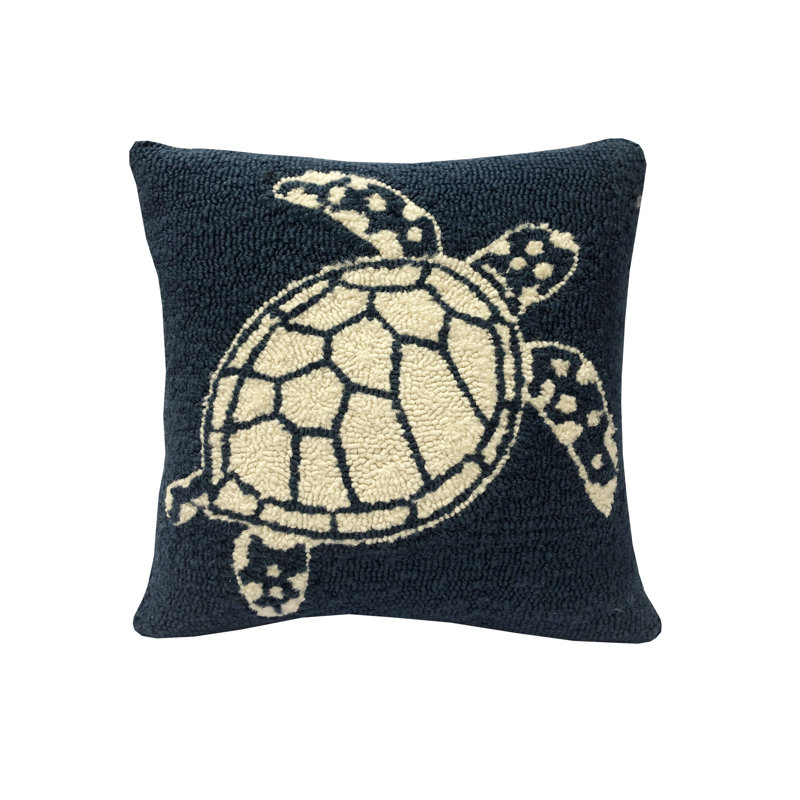 Multi Turtle Pillow, Blue