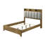 Grand lit brun clair Garcia avec USB Garcia-453479569