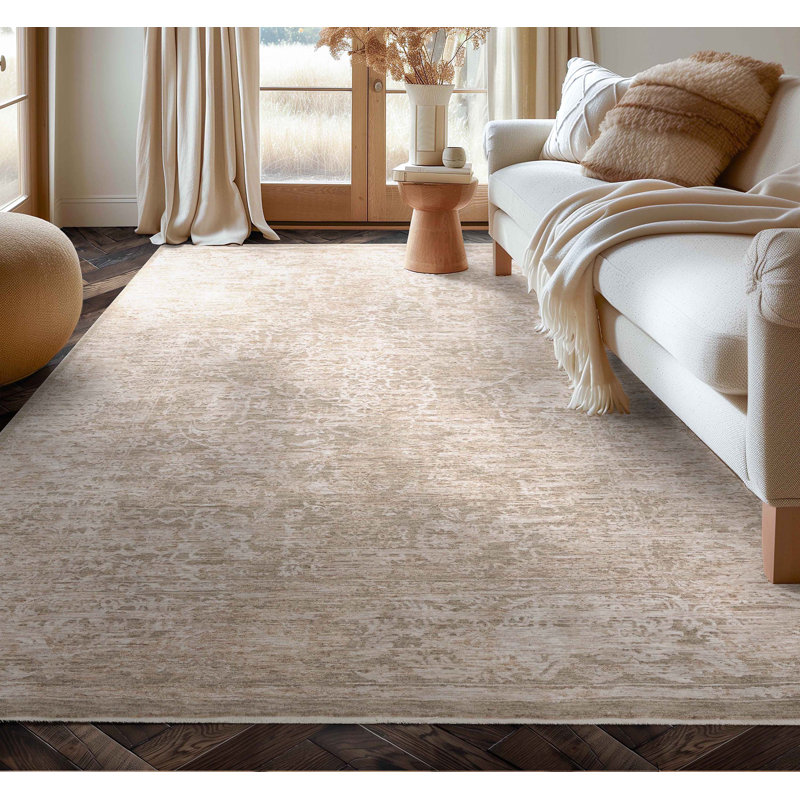 Tapis d'inspiration mondiale Bungalow Bungalow Escambia Harmony, Rectangle 5 pi 3 po x 7 pi 7 po