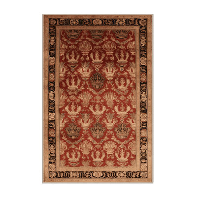 Tapis brun français lavable à la machine