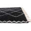 Tapis noir et blanc Oavia
