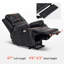 Fauteuil inclinable électrique avec massage et chaleur Rolanda-1772461416