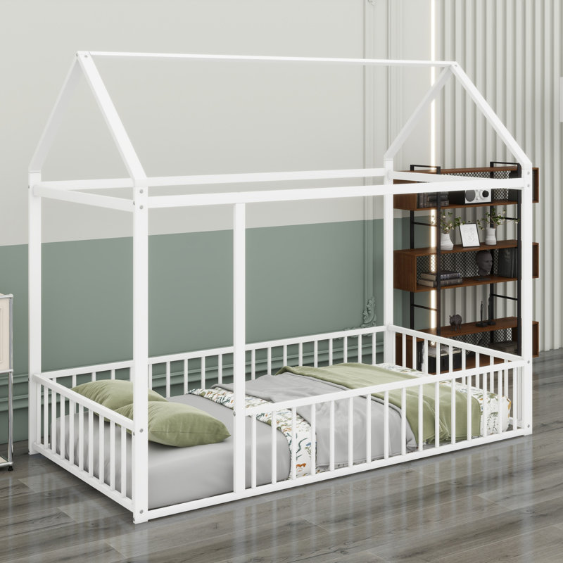 Standard Panel Bed, White, Twin