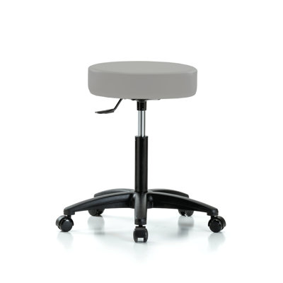 Koah Adjustable Height Stool with Removable Casters/Wheels