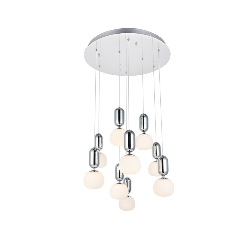 9 - Light Dimmable LED Chandelier