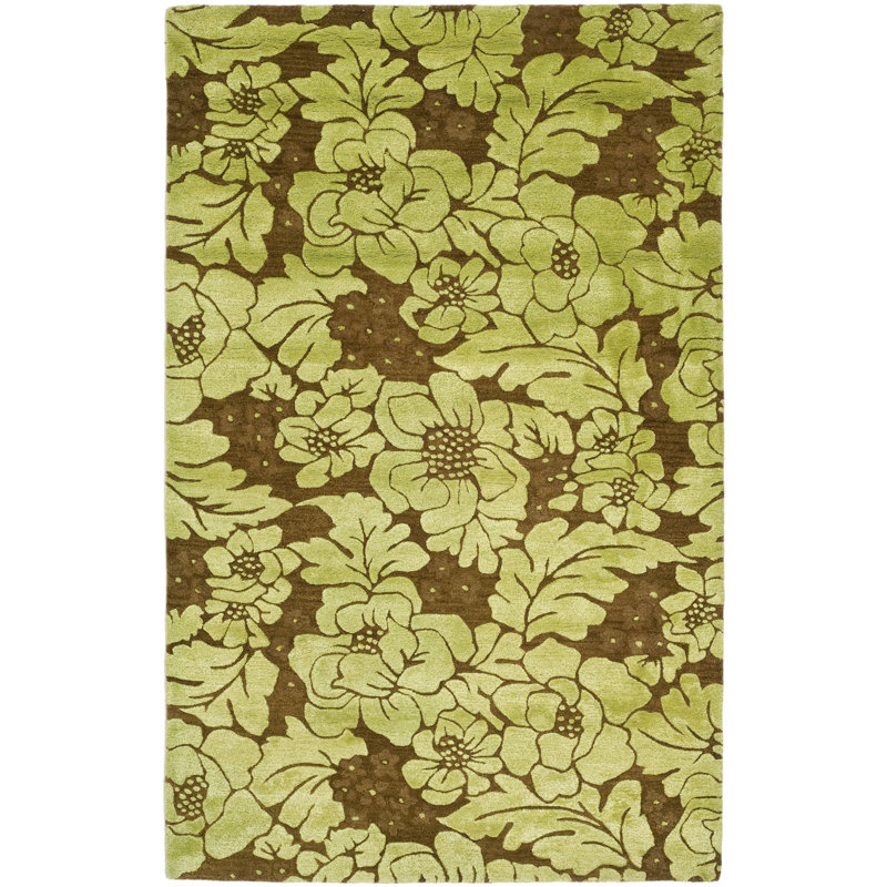 Tapis en laine touffeté à la main Soho, Rectangle 3 pi 6 po x 5 pi 6 po