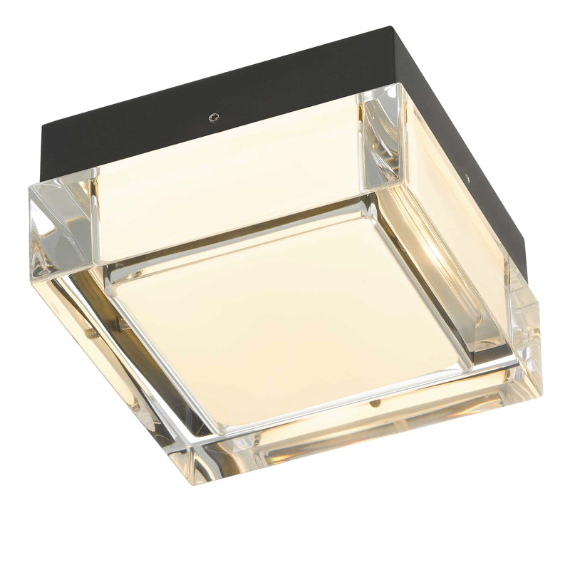 Plafonnier DEL intégré noir de 12,7 cm (5 po), DEL haute efficacité, 850 lumens (14 W), 3 températures de couleur (3 000 K, 4 000 K et 5 000 K), intensité variable, diffuseur en acrylique, installation facile.