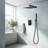 12" Rainfall Shower Head Complete Shower System with Rough-in Valve-51000791