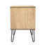 Fully Assembled Fairbury 2 Drawer Bedside Table-1314113541