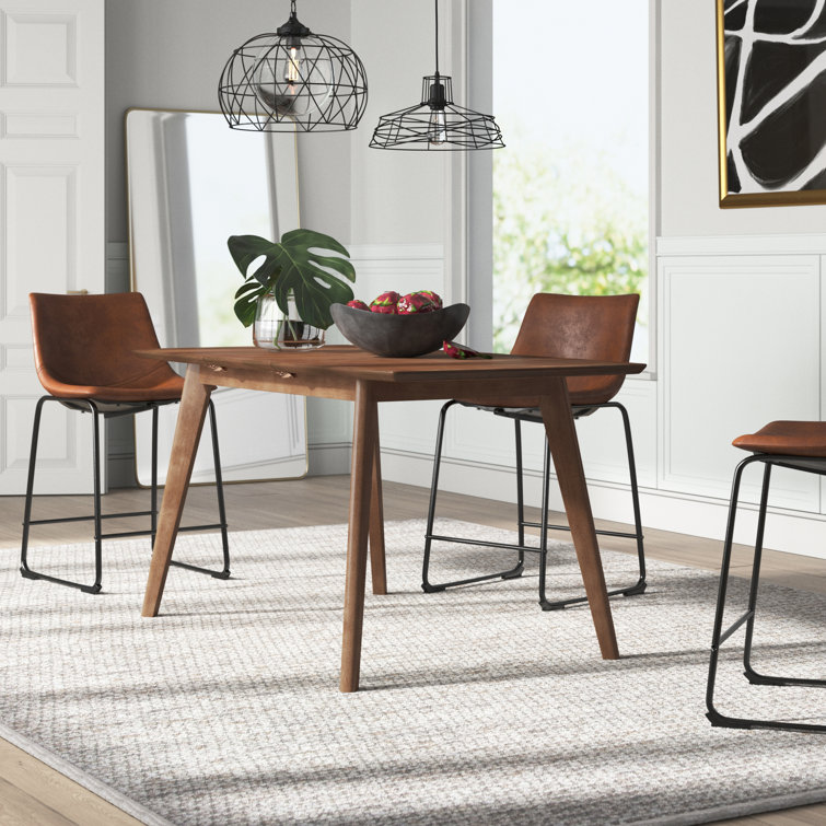 Meneses Extendable Solid Wood Base Dining Table