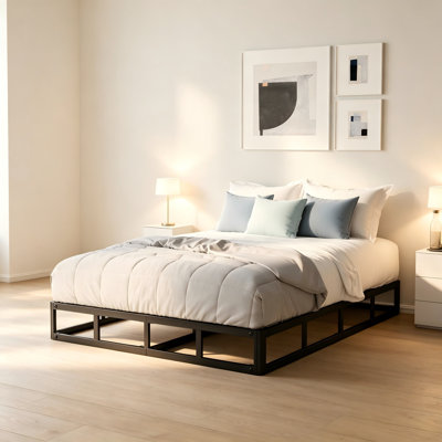 5 Inch King Size Box Spring, Heavy Duty Metal Mattress Foundation, 3500 Lbs Capacity, High Profile, Noise-Free, Easy Assembly With Fabric Cover