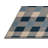 Machine Washable Checkered Gray Area Rug