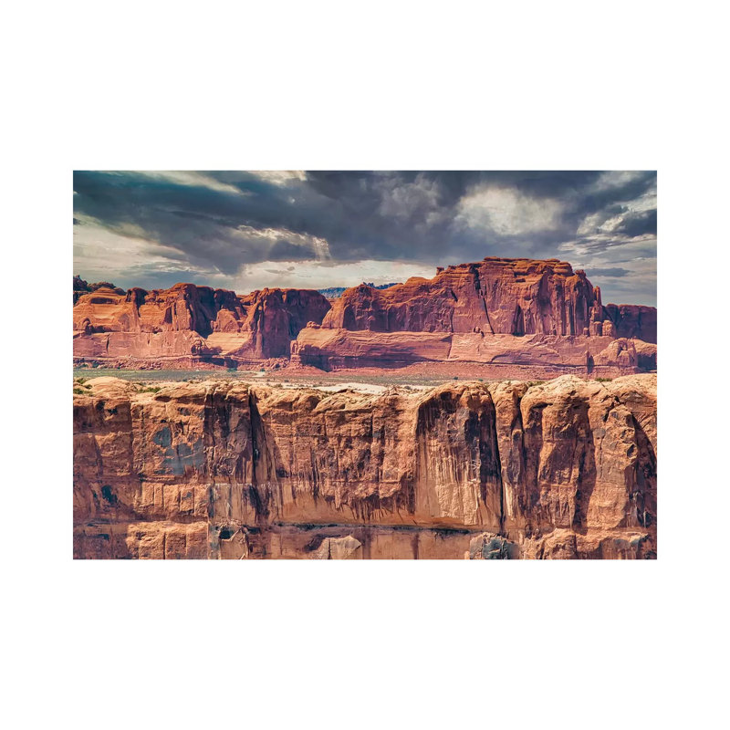 Desert Storm by Mark Paulda - Print on Canvas, 20.32cm H x 30.48cm W x 1.91cm D, Wrapped Canvas