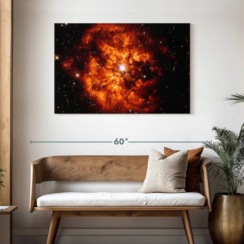 Oberle Wolf Rayet Star, 30" H x 45" W