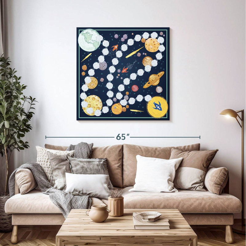 Outer Space Game Board, 39" H x 39" W