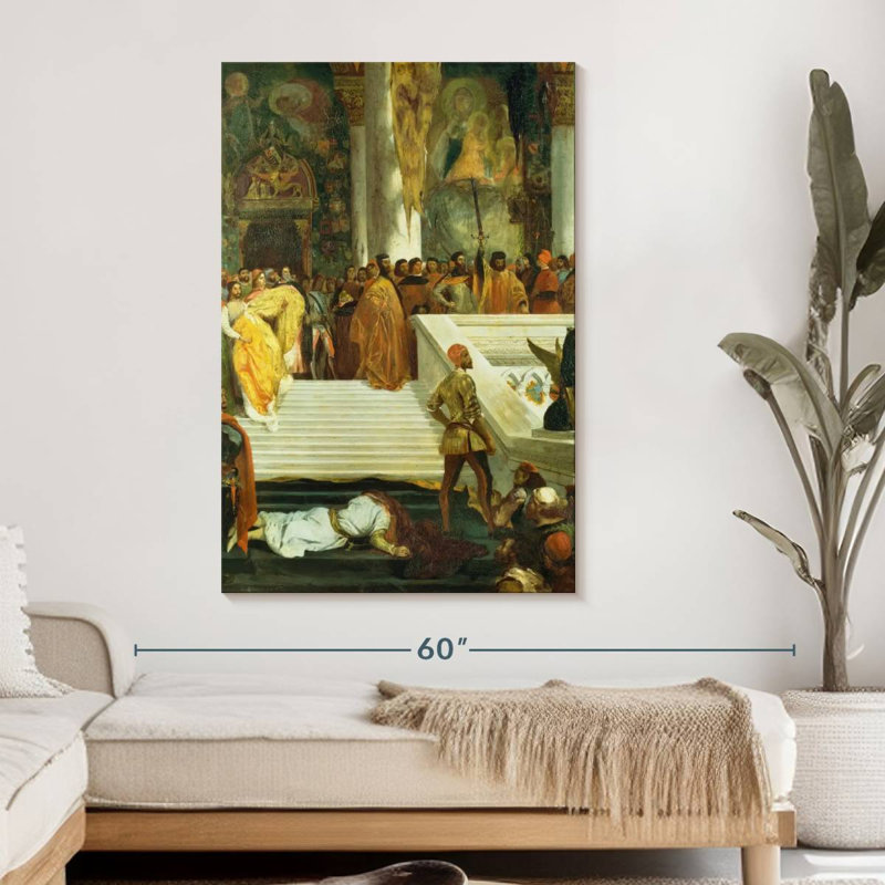 Exécution du Doge Marino Faliero, 48" H x 32" W