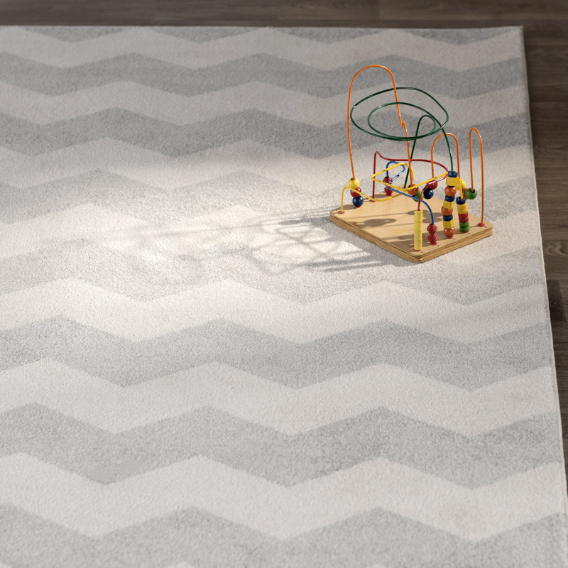 Tapis gris Aairah, Rectangle 6 pi 7 po x 9 pi