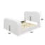 Sherpa Shelyn Teddy et grand lit chromé avec DEL, meuble télé, foyer et Bluetooth-891656249