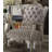 Versailles Velvet Wingback Chair-92442723-92442724