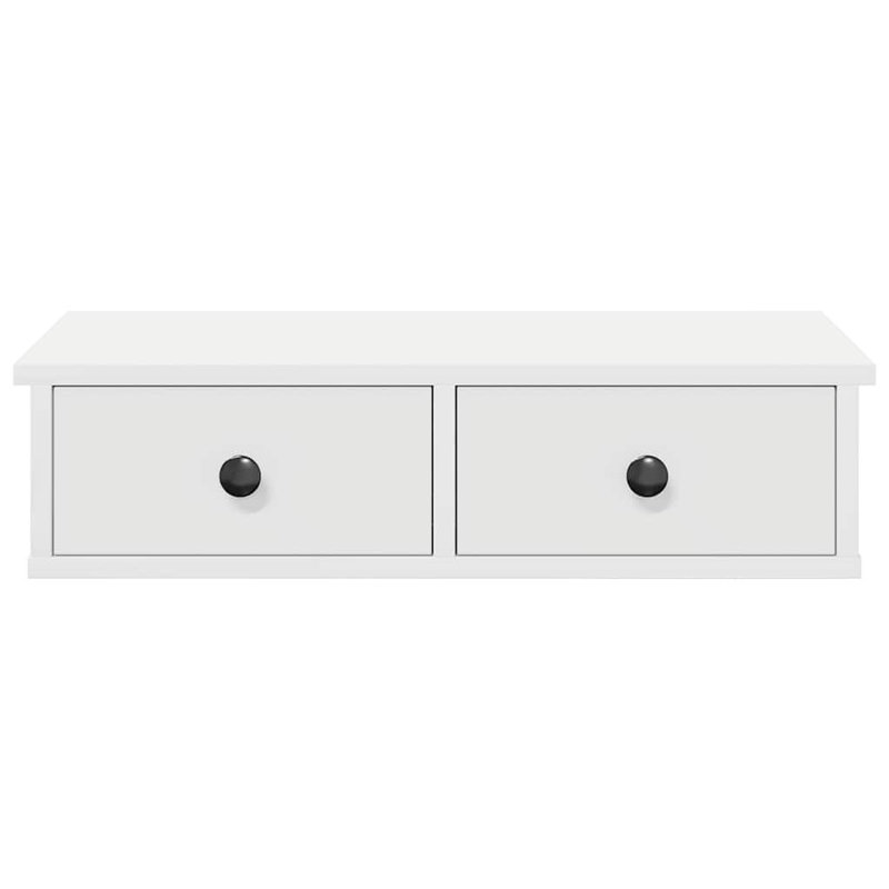 113-9 Wall Mounted Shelf, White, 15cm H x 60cm W x 28cm D