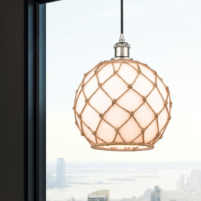 Luminaire suspendu sphère 1 lumière Tobey
