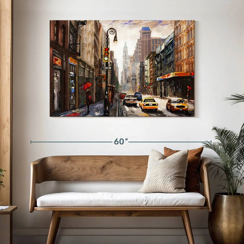 Sireci New York Street, 32" H x 48" W