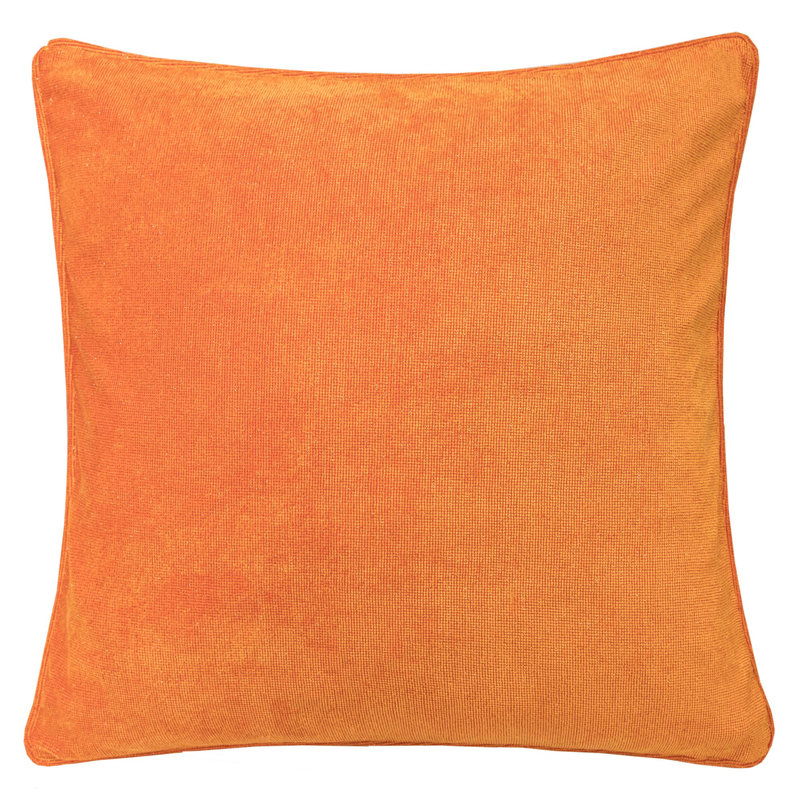 Velvet Reversible Throw Pillow, Orange