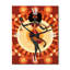 Horloge murale Tribal Goddess Rhythms In Orange And Red II-99633881