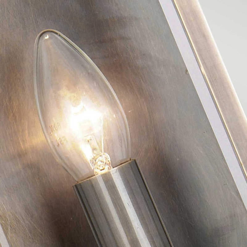 Weyler 31cm H Outdoor Wall Lantern, Dark Bronze