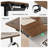 75" Reversible L Shaped Standing Desk, Height Adjustable with Cup Holder, Electric Corner Computer Workstation, Sit Stand up Home Office, Ergonomic Gaming, Black Walnut-1518105331-1518505198