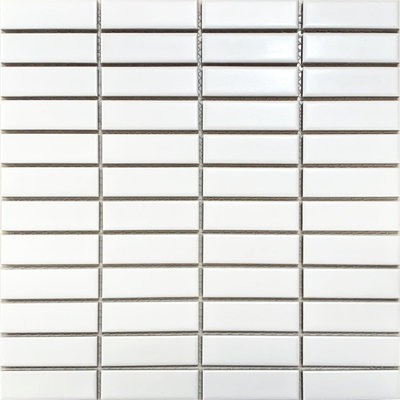 Impact White 11 in. x 12 in. Matte Porcelain Wall Tile (18.48 sq. ft./Case)