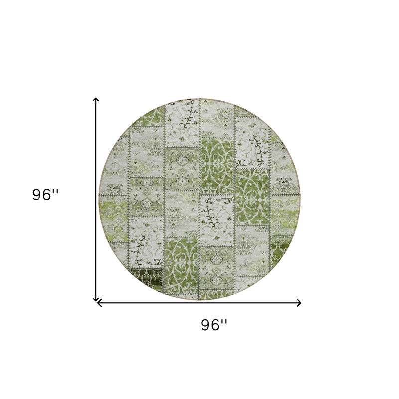 Tapis d'intérieur rond 8 po rond