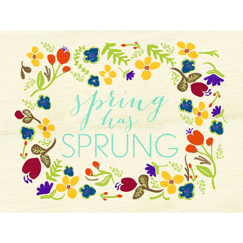 Sprung Spring - reproduction sur toile tendue, H 24 po x l 32 po