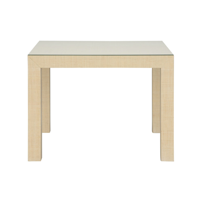 Sanibel Game Table, Natural/Clear