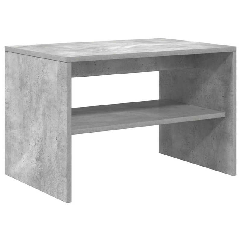 Shalo Unfinished TV Stand, Concrete Grey, 60cm