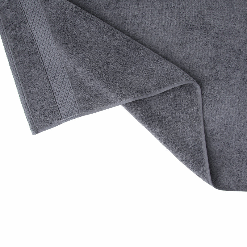 Aaidah Plush Washcloth, Anthracite Grey