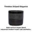 Modern Striped Ceramic Planter Set - 3-pack With Drainage Hole?-100510501