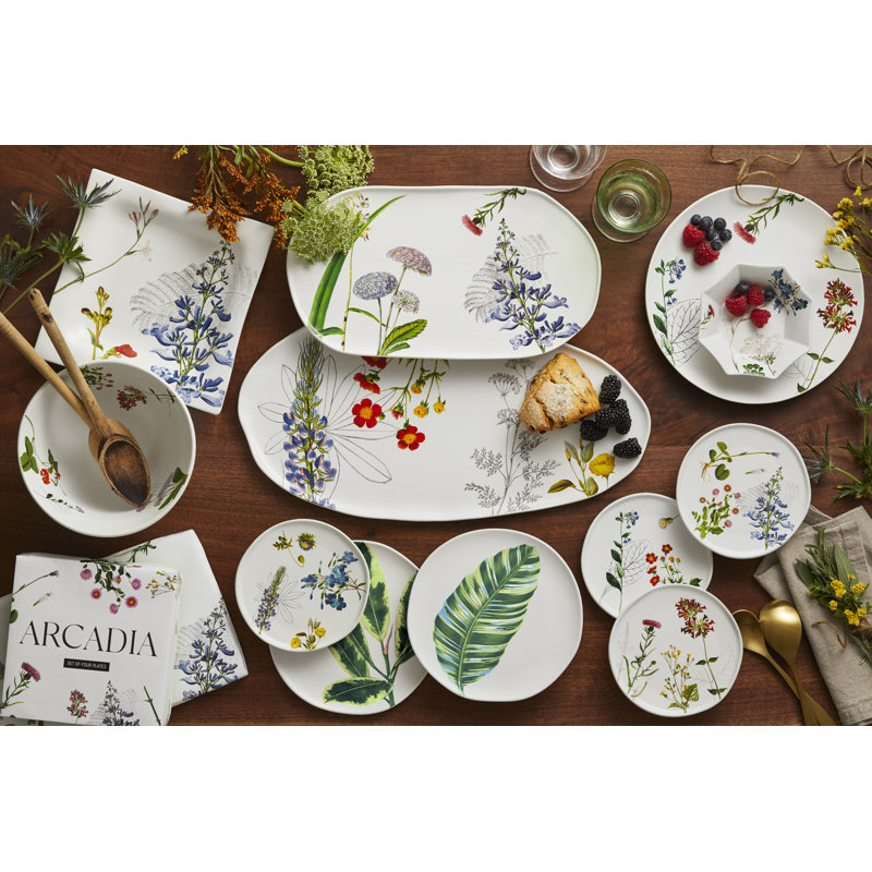 Arcadia 2 Piece Dessert Plate Set