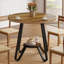 Round Metal Base Dining Table