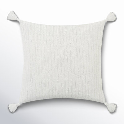 Colombina Abstract Woven Cotton Throw Pillow