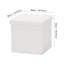 36cm Wide Square No Pattern Standard Ottoman with Storage